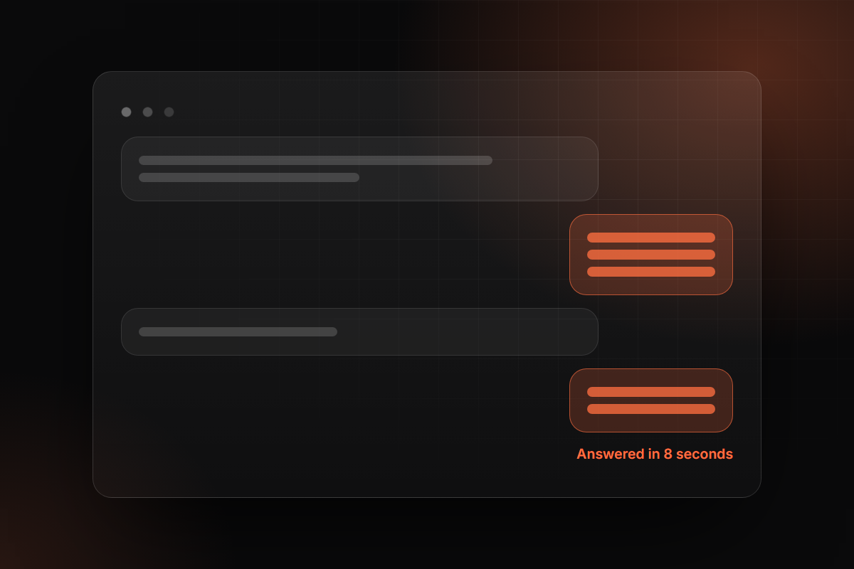 Customer support: Fast, correct answers at any hour